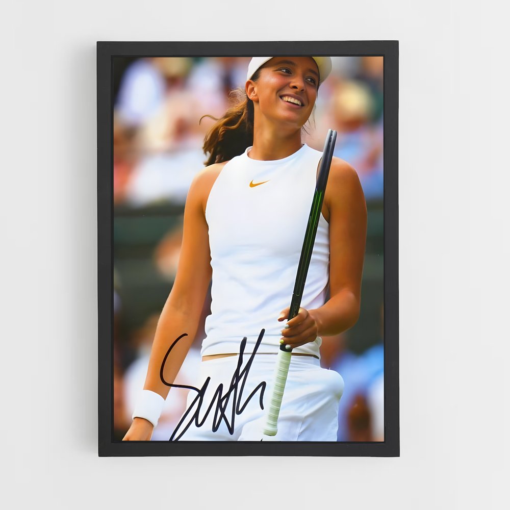 Poster Iga de swiatek – affiche Tennis (vue 2)